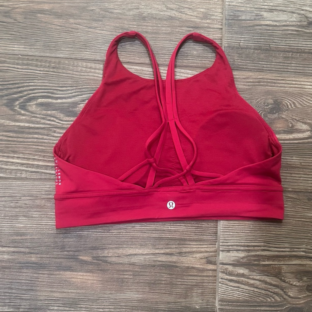 lululemon athletica Racerback Sports Bra in Raspberry - Picture 7 of 10